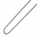 32" Nickel Plated Necklace w/ No Attachment